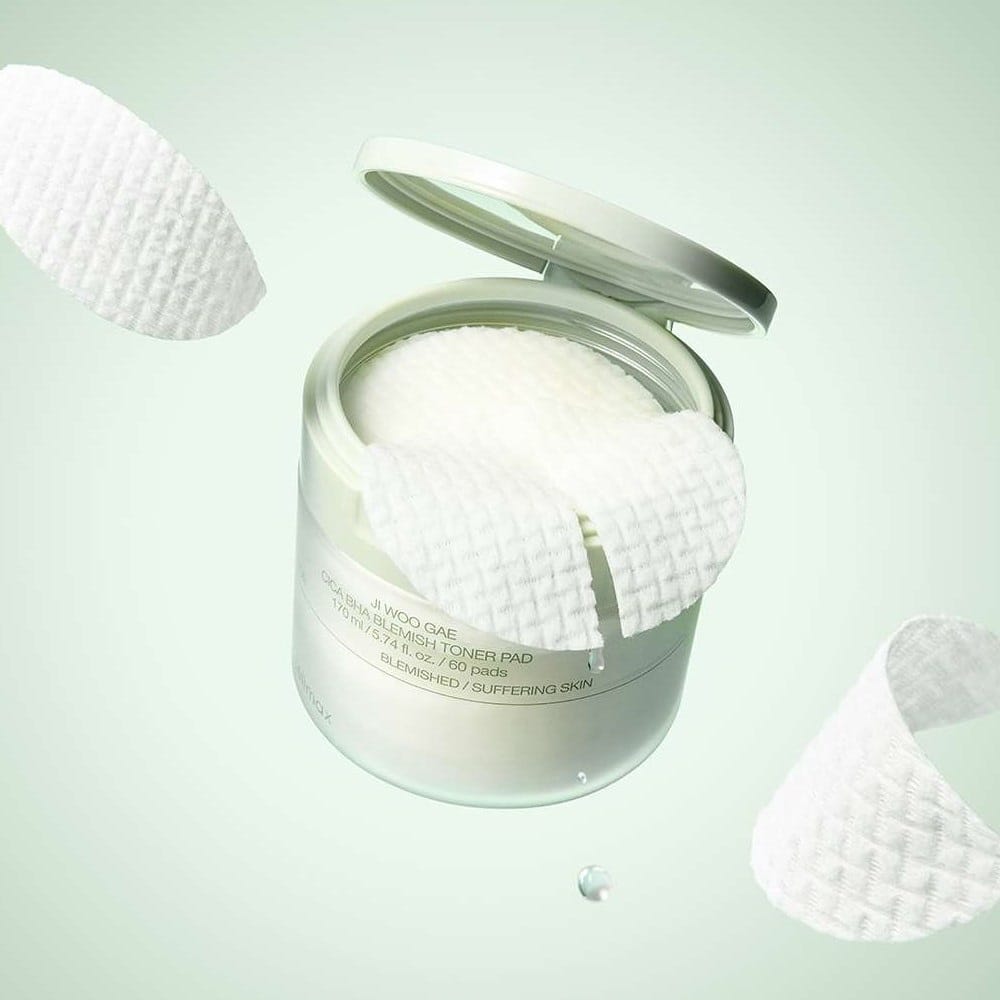 Тонер-пэды против несовершенств кожи с кислотами Celimax Ji Woo Gae Cica Bha Blemish Toner Pad, 170мл/60шт - фото 6