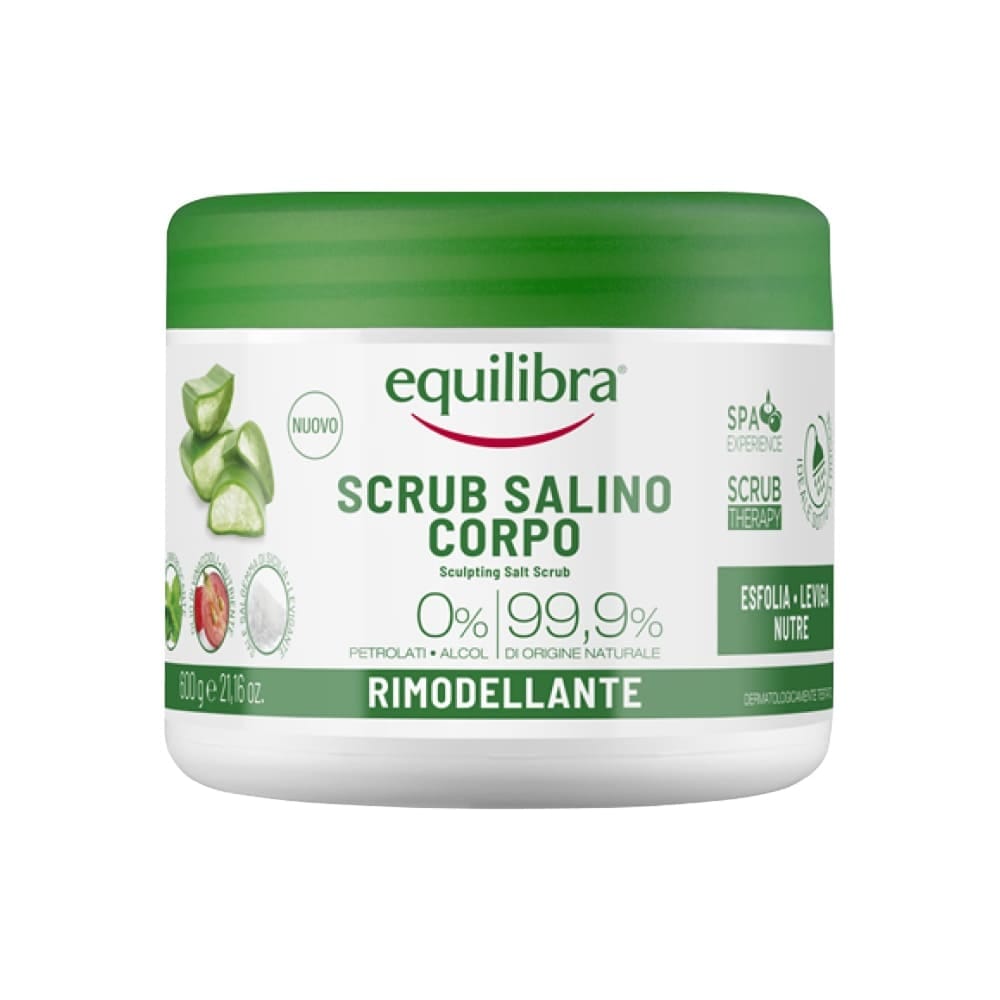 Equilibra Соляной скраб для тела корректирующий, 600 г
