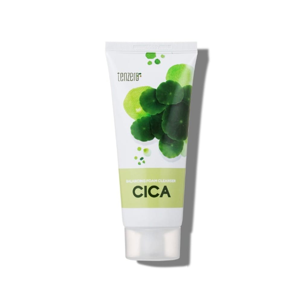 Крем-пенка для лица очищающая Tenzero Balancing Foam Cleanser Cica, 100 мл
