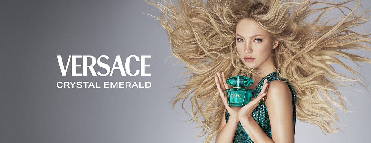 Versace Crystal Emerald - слайдер главной страницы
