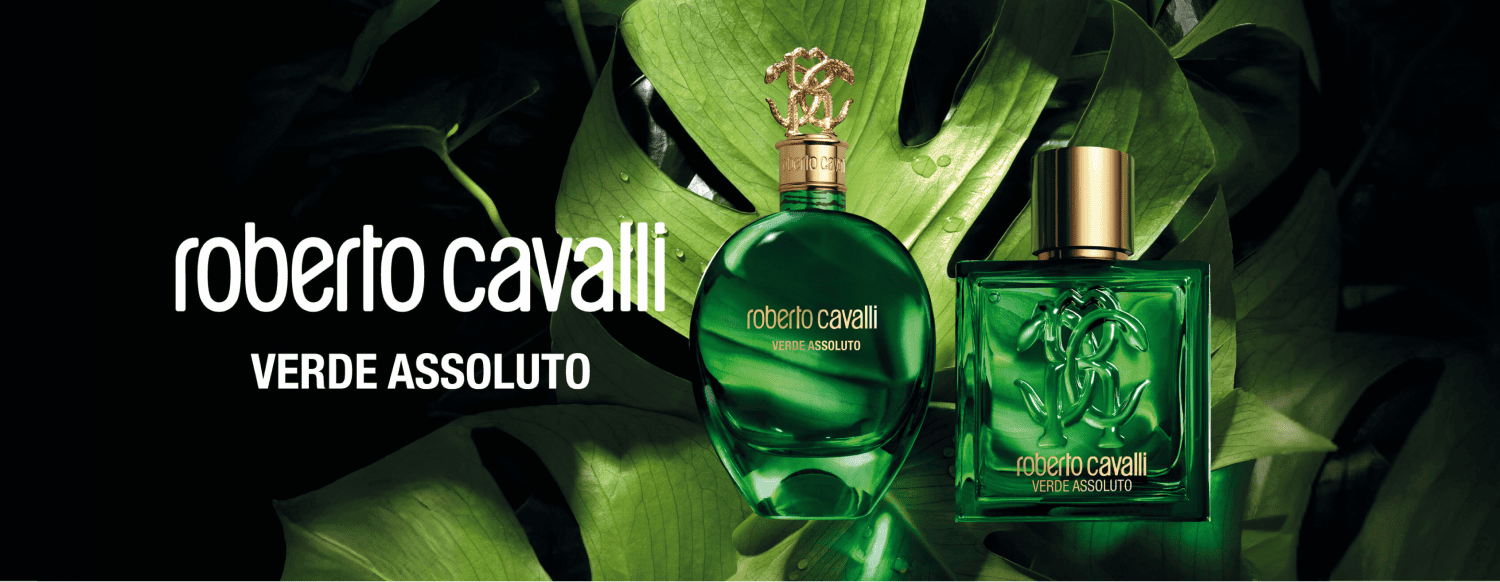 Roberto Cavalli Verde Assoluto - слайдер главной страницы