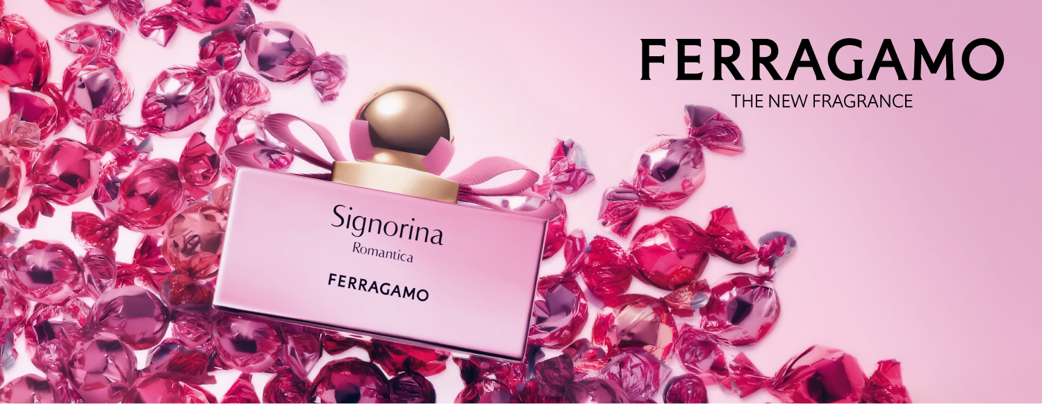 Ferragamo Signorina Romantica - слайдер главной страницы
